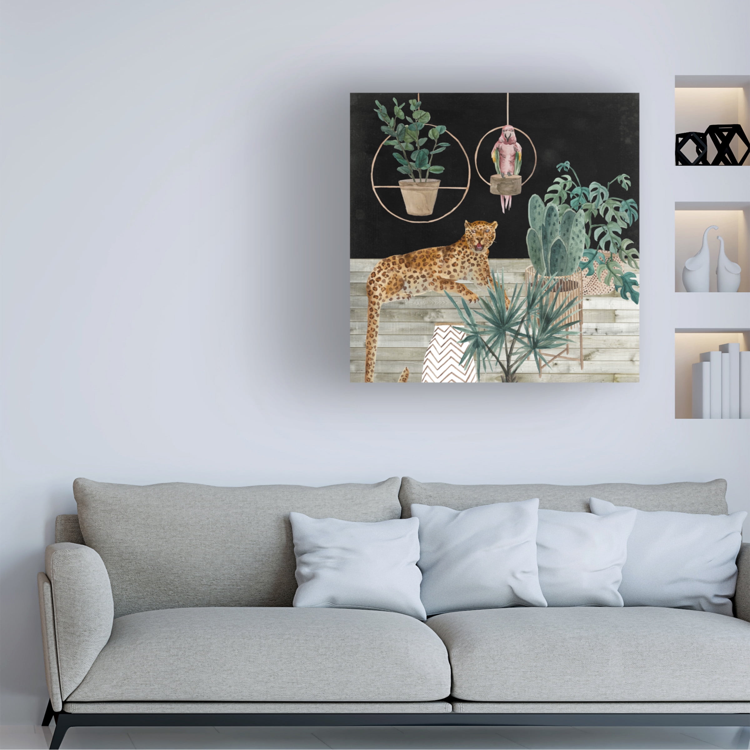 Melissa Wang 'Jungle Home I' Canvas Art