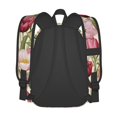 thumbnail image 4 of Goofa Tulips Flowers Pattern Backpack for Students – Large Capacity, Lightweight with Adjustable Shoulder Straps, Perfect for School, Travel, 4 of 8