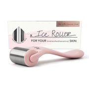 Kitsch Stainless Steel Facial Ice Roller, Self Care Essentials, Face Roller for Home Use (Pink)