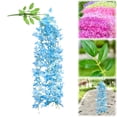 thumbnail image 2 of Wisteria Hanging Flowers, 3.6 Feet/Pcs Wisteria Artificial Flowers, Fake Wisteria Flowers Garland, Hanging Wisteria Vines for Bedroom Wedding Home Party Wall Decoration,Blue,31.49", 2 of 9