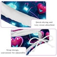 thumbnail image 3 of Valentine's Day Love ECG Detachable Sponge Adjustable Strap Bikini Set Two-Pack Swimsuit Women Swim Suit, 3 of 6