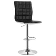 thumbnail image 3 of Ashbury Upholstered Adjustable Bar Stool Black (Set of 2), 3 of 5