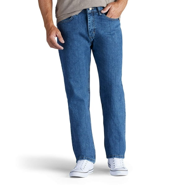 LEE Men's Relaxed Fit Straight Leg Jean, Newman, 40W x 36L 