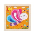 thumbnail image 1 of Nueve~Piezas Rompecabezas De Madera Coche De Animales De Dibujos animados Rompecabezas De Madera Educación Infantil Puzzle Educativo 2~5 Años Juguete De Madera, 1 of 3