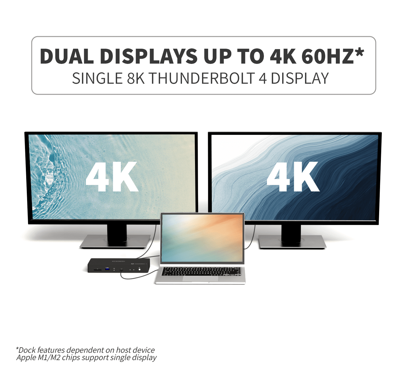 CODi CentroT4 10-in-1 Thunderbolt 4 Docking Station – 8K Display Support & High-Speed Connectivity