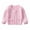 Pink, variant on Baywell Baby Girls Crewneck Cardigan Solid Cotton Long Sleeve Button Sweater Uniform Sweaters for Little Girls 1-7Y