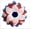 A-13.7in, variant on YTTAL 13.7 Inch Patriotic Flower Wreath, Red White Blue Burlap Mesh Wreath with Stars, 4th of July Independence Day Memorial Day Front Door Wreath, Wreath for Wall Porch Home Decor