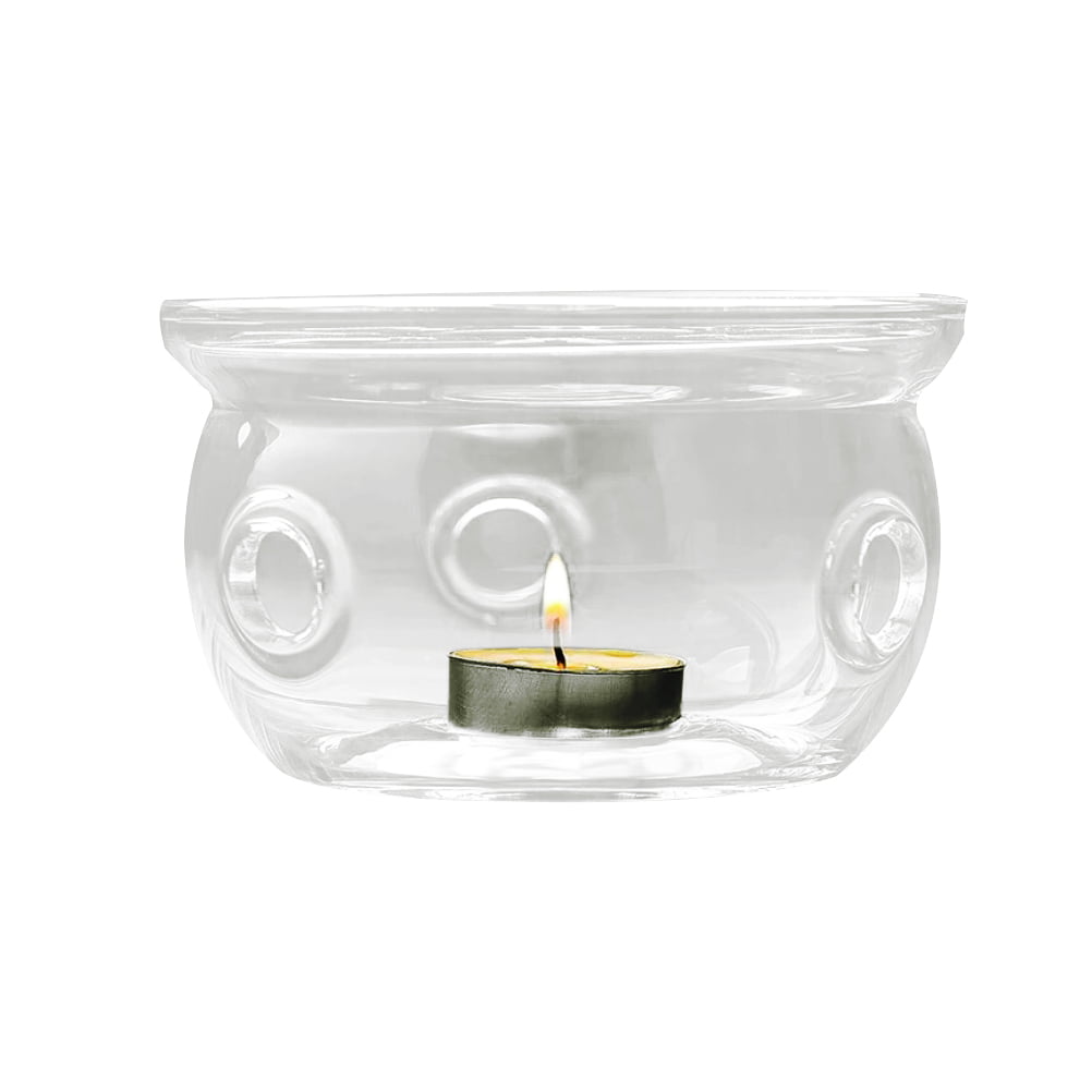 High Heat Resistant Borosilicate Thicken Glass Teapot Warmer Heating Base Set