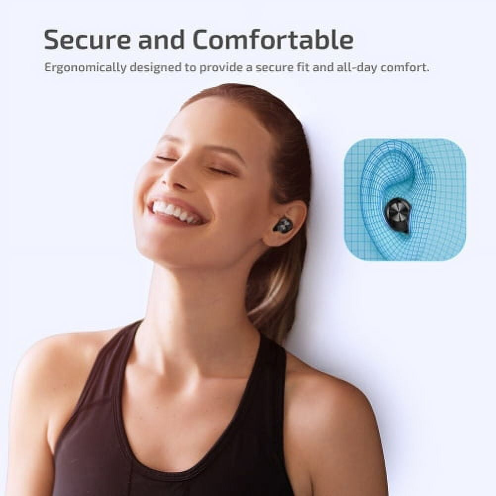 Wireless TWS Earphones for Google Pixel 7/Pro/6a/6/Pro Phones - Earbuds Headphones True Stereo Headset Hands-free Mic Charging Case  Compatible With Pixel 7/Pro/6a/6/Pro Models