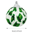 thumbnail image 2 of LSLJS St. Patrick's Day Ball Ornaments, Green Leaves Trefoil and Hat Fabric Wrapped Balls, Green Cloth Ball Luck Irish Festive Ball Pendants Decorative Hanging Baubles St. Patrick's Day Decor, 2 of 5
