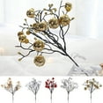 thumbnail image 7 of Mecorevxz Christmas Decorations Gold and Red Christmas Twigs and Leaves Red Fruit Fruit Christmas Tree Garland Rattan DIY Decorative Accessories,White, 7 of 7