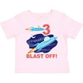 thumbnail image 3 of Inktastic Outer Space 3rd Birthday Boys or Girls Toddler T-Shirt, 3 of 5