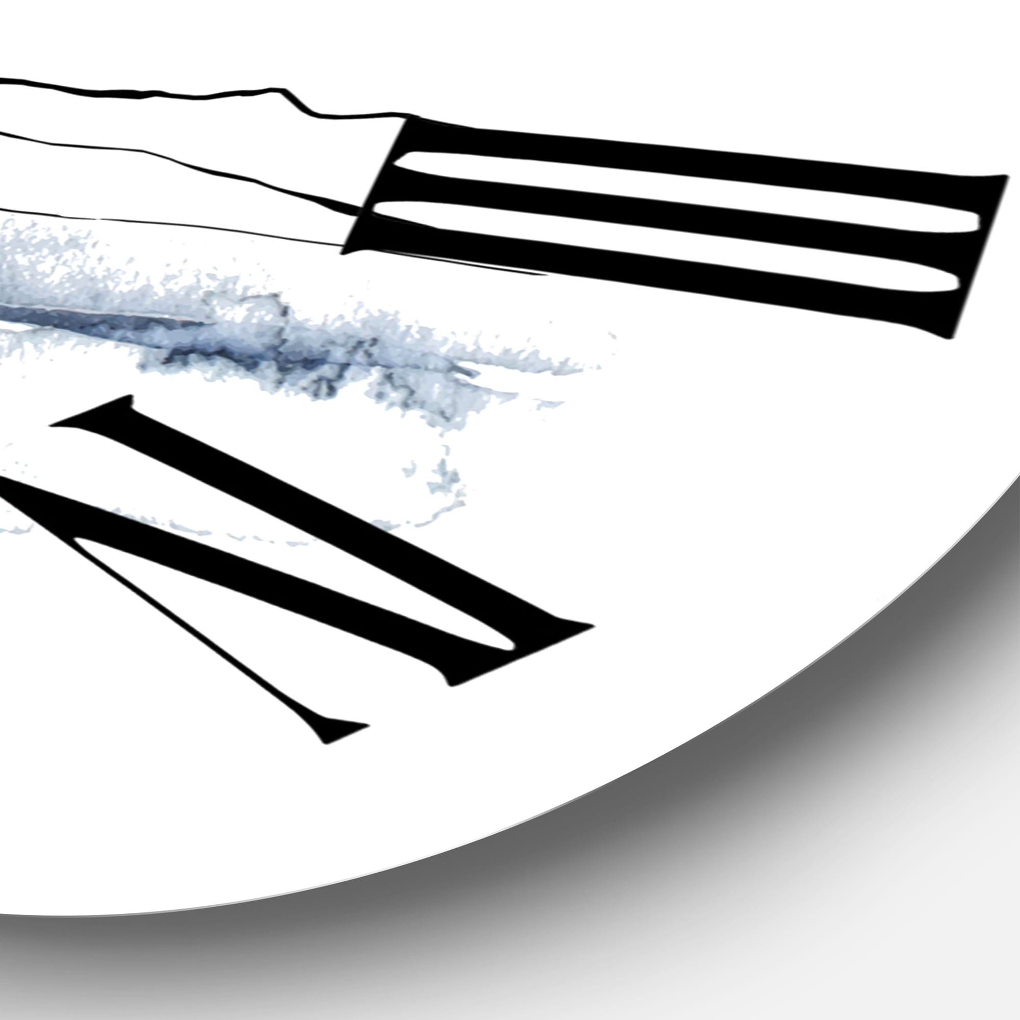 Designart 1 in Coastal Wall Clock