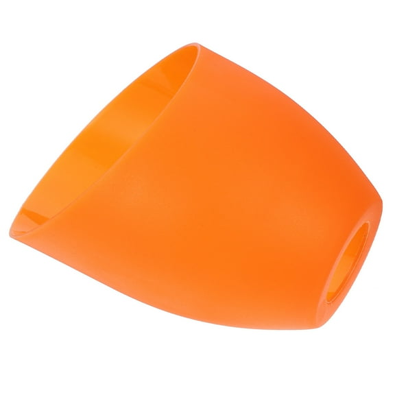 Homoyoyo Modern Orange Plastic Lamp Shade for Bedside Table Floor Lamps Inclined Horseshoe Design Easy Installation