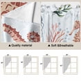 thumbnail image 5 of Seahorse Coastal Swag Valances for Windows 2 Pack, Kitchen Window Curtains 36 Inch Length, Summer Beach Ocean Shell Jellyfish Starfish Privacy Swag Curtains for Living Room/Bathroom 36"x36", 5 of 8