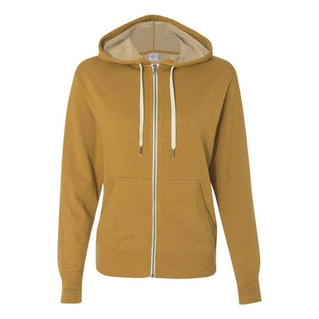 - Independent Trading PRM90HTZ French Terry Heathered Hooded Full-Zip Sweatshirt