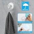 thumbnail image 4 of Quntis Wreath Hanger, Large Clear Heavy Duty Suction Cup Hooks, Reusable Waterproof Shower Hooks for Windows Kitchen Bathroom Christmas Wreath Decorations - 4 Pack, 4 of 10