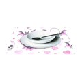 thumbnail image 3 of Ryvnso Placemats Set of 4 Skull Bats Hearts Dining Mats Heat-Resistant Non-Slip Washable Table Mat, 3 of 8