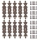 thumbnail image 2 of 10 Protectores de Esquina de Metal Protector de Esquina de Gabinete Vintage Protector de Esquina de Muebles con Tornillos de Montaje para Caja de Madera Caja de Regalo de ANGGREK Otros, 2 of 8
