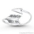 thumbnail image 1 of Arrow & Quill Archery Charm Bypass Ring in Oxidized .925 Sterling Silver, 1 of 1