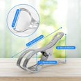 thumbnail image 4 of Paquete de 10 pinzas para ropa de plumón resistentes, clips metálicos de tamaño gigante, resistentes al viento para sillas de playa o salón de piscina (11 cm) Sincero Electrónica, 4 of 5