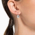 thumbnail image 3 of Pendientes Swarovski Bella Drop con cristales blancos rodiados, 3 of 4