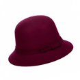 thumbnail image 1 of Bowler Hat Bow Warm Autumn Winter Coldproof Dome Hat for Outdoor, 1 of 7