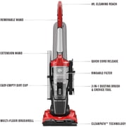 Dirt Devil Endura Reach Compact Upright Vacuum Cleaner, UD20124