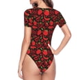 thumbnail image 4 of Naloa Tomatoes And Chili Women's Short-Sleeved Onesie, One-Piece Swimsuit for Parties, dates, clubs - Small, 4 of 9
