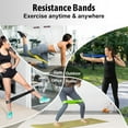 thumbnail image 2 of Resistance Bands Loop Set of 5 Exercise Workout CrossFit Fitness Yoga Booty Band, 2 of 8