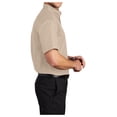 thumbnail image 3 of Yellow Rooster Men's Short Sleeve Easy Care Shirt Stone 4XL, 3 of 6