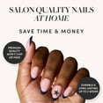 thumbnail image 2 of Glamnetic x Fanatics Press On Nails - Dallas Cowboys | Short Almond Fake Nails, NFL Cowboys Blue French Tips, Football Nails, Salon-Quality | 15 Sizes - 30 Nail Kit with Glue, 2 of 6