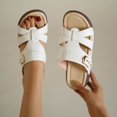 thumbnail image 2 of Sandales Compensées à Bout Ouvert pour Femmes, Sandales d'Été Décontractées Unies avec Bride à Boucle Ajustable et Semelle Intérieure Coussinée, 2 of 9