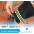 thumbnail image 4 of Outdoor Faucet Covers for Winter Freeze Protection, 6" x 8.3" Waterproof Insulated Spigot & Hose Bib Covers with Reflective Strips, 4 of 8