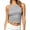 A1 White, variant on BODOAO Women's Sequin Halter Crop Top Sleeveless Sparkly Tank Shirt, Slim Fit Shimmer Camisole for Party Club Night Out Concert Festival Rave Outfits Black L