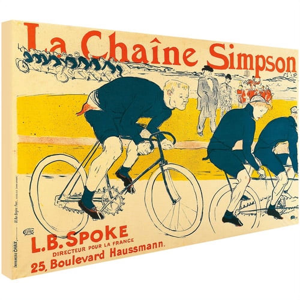 Trademark Fine Art "Catene Simpson" Canvas Art by Henri de Toulouse-Lautrec