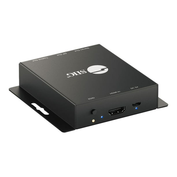 SIIG HDMI to DisplayPort 1.2 Converter with Audio Extractor HDMI to