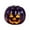 Black, variant on Aximioll 2 Pcs Halloween Spooky Pumpkin Pendants — Night Glow with Eerie Details, Halloween Decorations for Porch Ceilings, Tree Branches & Entryway Displays for Halloween Parties with spooky setups