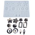 thumbnail image 1 of Silicone Pendant Mold DIY Assorted Styles Epoxy Earring Mold Resin Casting Mold, 1 of 6