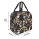 thumbnail image 3 of Disketp Floral Insects Bolsa Térmica para Almuerzo para Hombre y Mujer, Ideal para Trabajo, Senderismo y Picnic, 3 of 8