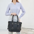 thumbnail image 2 of Set de monedero Montana West, bolso tipo cartera de piel para mujer, 2 of 6