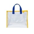 thumbnail image 1 of Sylvamorning Beach Bag Portable Letter Print Transparent Handbag Shoulder Bag, 1 of 8