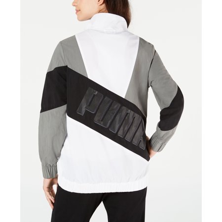 PUMA Womens Galaxy Colorblocked Windbreaker Jacket