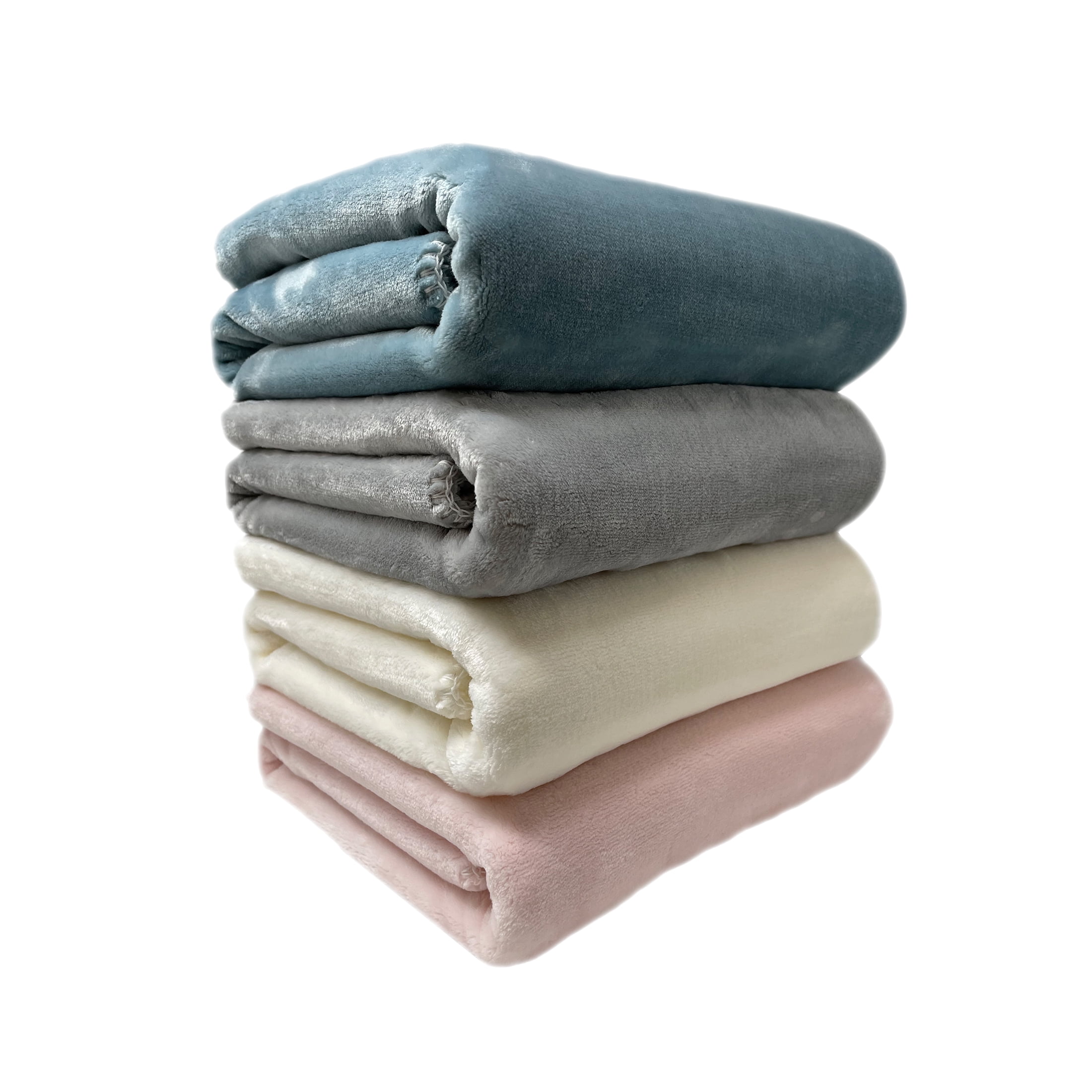 American Blanket Company Luster Loft Whip Stitch Infant Blanket Softest Cream 30in x 40in Unisex