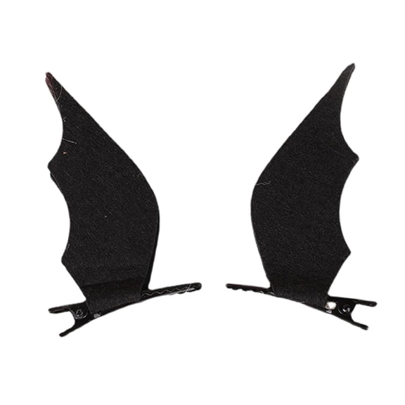 fuxzkrlz 2Pcs Halloween Bat Wings Clips – 3D Bat Hair Hairpin Gothic, Cute Accessories for Women Girls Cosplay Party