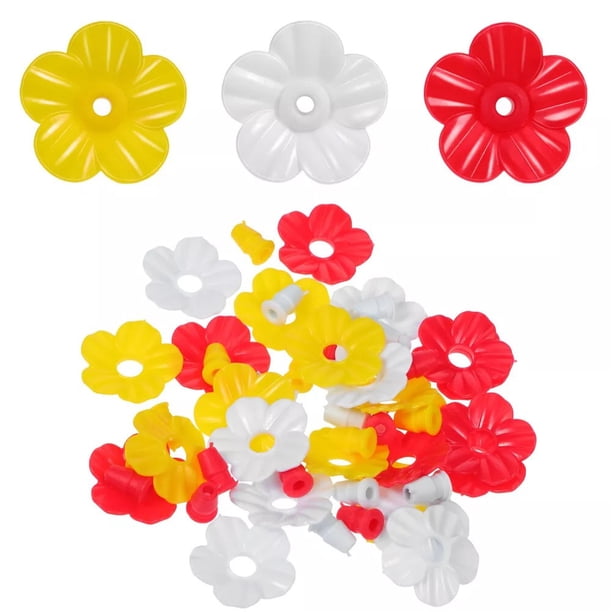 24 Fleurs Artificielles Pour Mangeoire à Colibris – Pièces De Remplacement Colorées