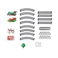 thumbnail image 1 of Juegos de trenes navideños, regalo de Navidad con luz y sonido, juego de trenes de juguete eléctricos de bricolaje, juego de trenes de juguete clásico, 1 of 8