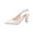 Beige, variant on Women Slingback Pointed Toe Kitten Heel Pumps Elegant Comfort Dress Shoes for Wedding Party Daily Occasions Black