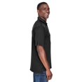 thumbnail image 3 of UltraClub 8425 Performance Interlock Polo Black XX-Large, 3 of 3