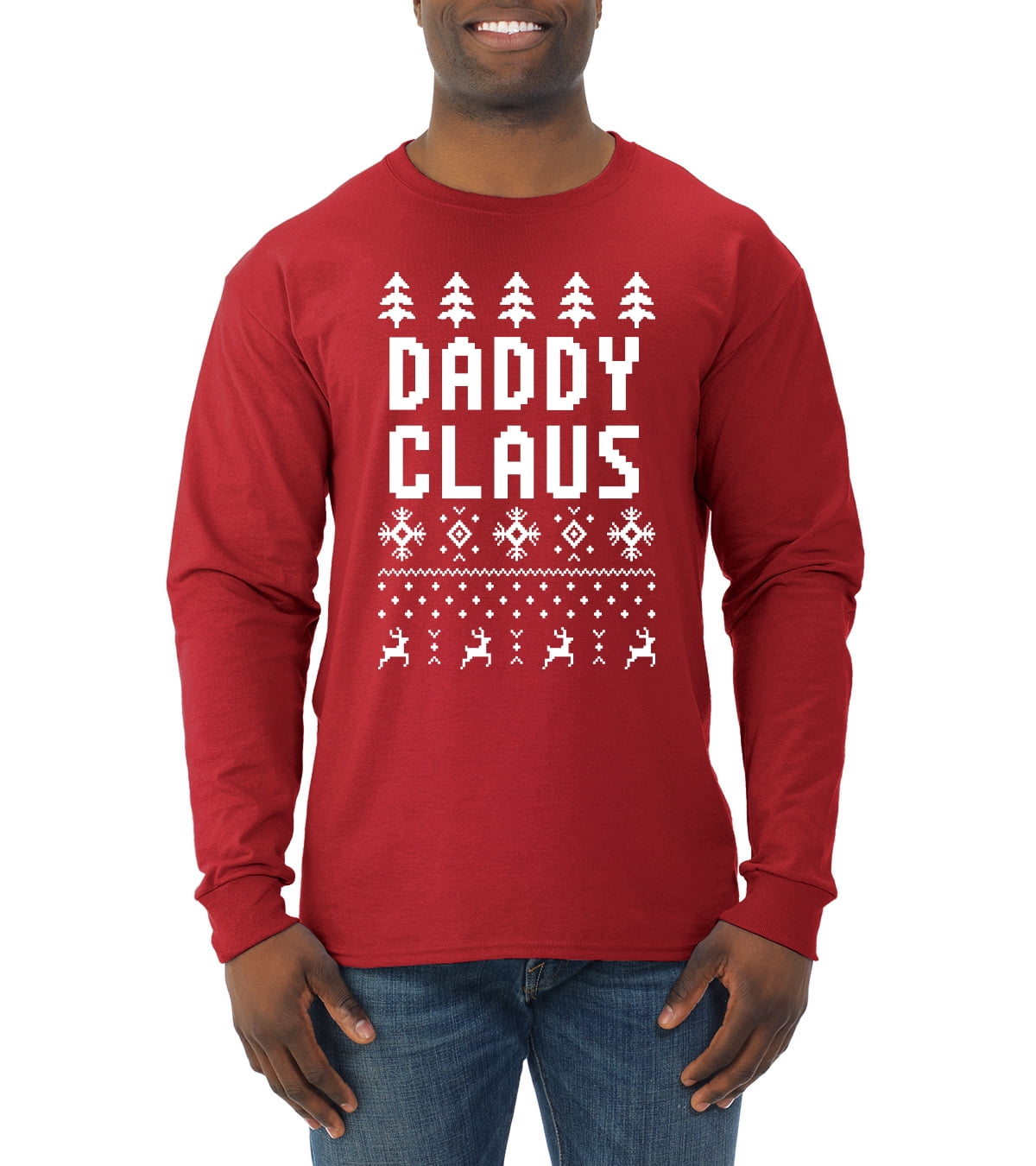 Daddy Claus Ugly Christmas Sweater Mens 